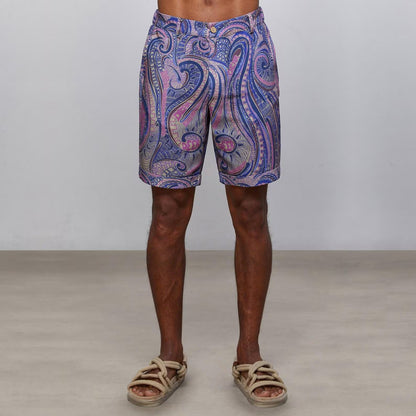 Men's Linen Set 2 Piece , Boho Outfit, Short Sleeve Shirt and Pants